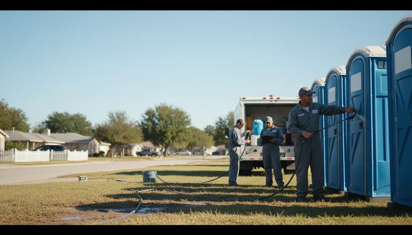 Long-Term Portable Toilet Rental in Sycamore, KS near me